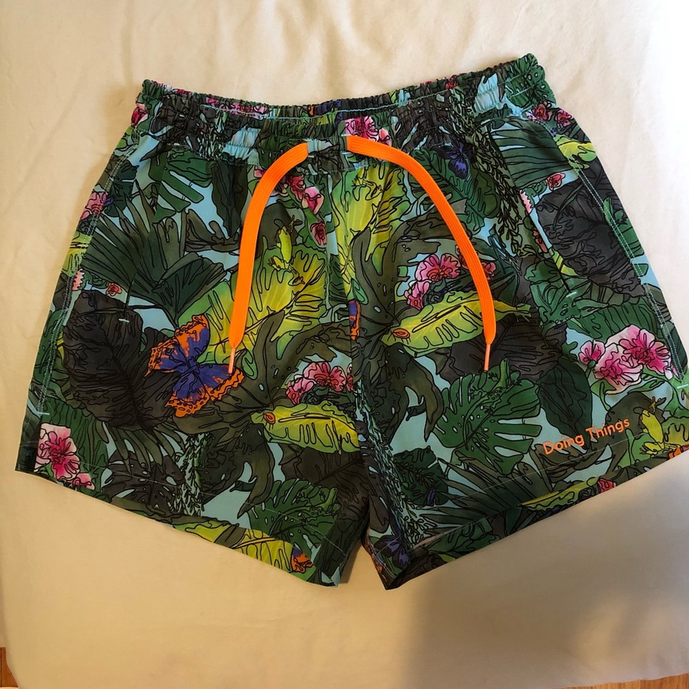 Outdoor Voices Kinda Tropical Doing Things Rec Shorts Size XS